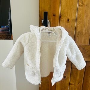 Carter's White Puffer Jacket Cozy and Warm